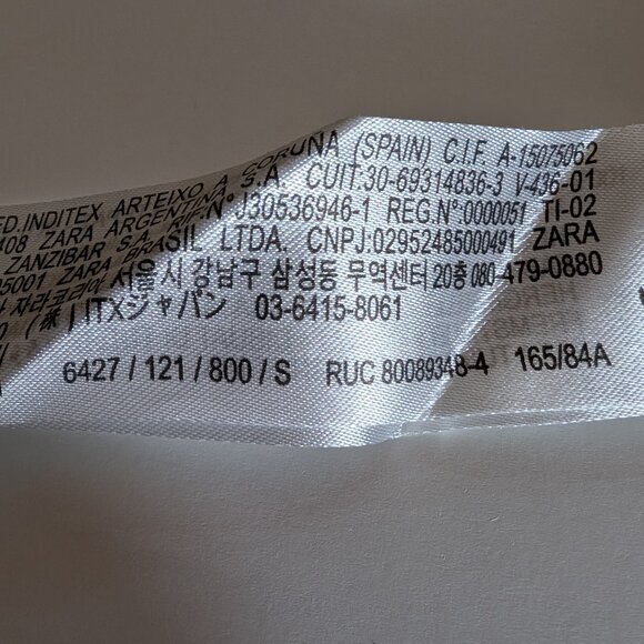 ZARA Bodycon Fitting MIDI Dress SIZE SMALL Black SLEEVELESS Spaghetti Strap NWT - Picture 10 of 10